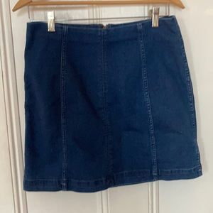 NWOT Free People Jean Skirt